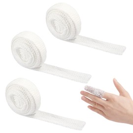 Pack of 3 Tube Bandages, Mesh Tube Bandage, Mesh Bandage 1.5 cm x 2 m, Elastic Bandage, Mesh Tube Bandage, Comfortable, Breathable, Gentle and Skin-friendly, Suitable for Fingers and Toes