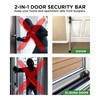 Guard Dog Security Adjustable Sliding Door Security Bar, Door Jammer