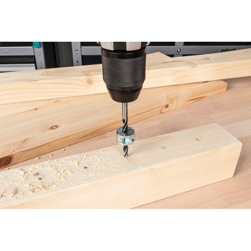 wolfcraft Wood Twist Drill Bit Set 2 Pcs. I 2732000