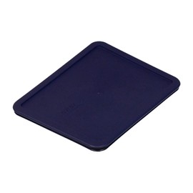 Pyrex 7212 11-Cup Glass Dishes with Dark Blue Lids (2-Pack) - Made in the USA