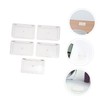 BIUDECO 5Pcs Transparent Cosmetic Cases Durable Blusher Containers for Convenient
