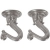 WESTINGHOUSE Lighting Corp 70444 1-1/2 Pewter Swag Hook, 2-Pack, No