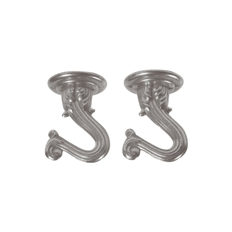 WESTINGHOUSE Lighting Corp 70444 1-1/2 Pewter Swag Hook, 2-Pack, No