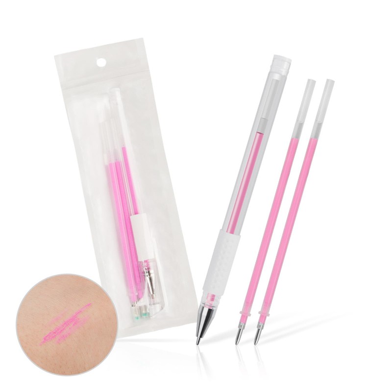 TEONEI Eyebrow microblading Marker Pen,Skin Marker Pen,Eyebrow Permanent Makeup Position