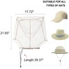 CozyCabin 3 Pcs Mesh Mosquito Head Net, Fully Covered Face