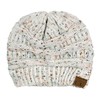 C.C Trendy - Gorro de punto trenzado grueso y suave