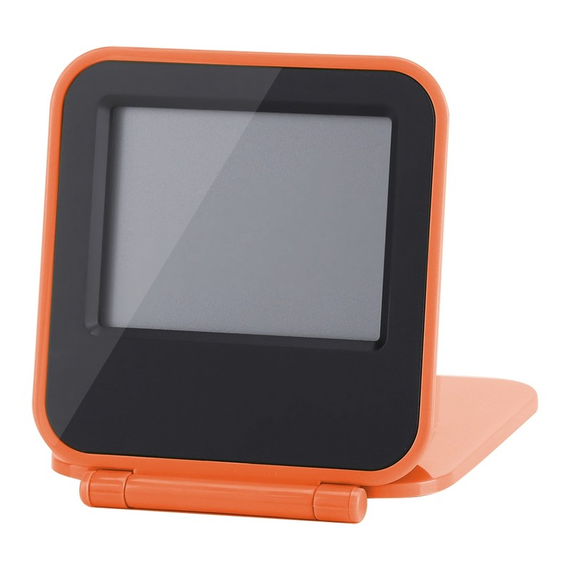 Portable Foldable Tabletop Travel Digital Alarm Clock with Temperature Calendar