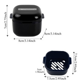 Portable Container for False Teeth, Denture Box with Strainer, Denture Cup Box, Bathing Denture Container, Portable Denture Organiser Denture Container for Travel Cleaning