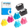 OverstockInk 02 Combo Pack Replacement Ink Cartridge for HP Printers