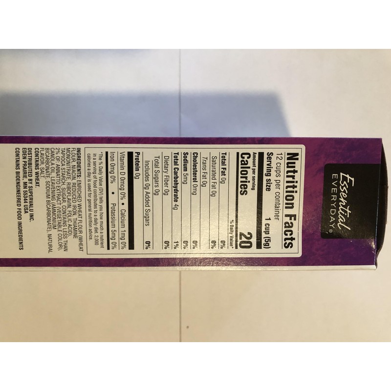 Essential everyday Ice Cream Cups, 12 Pack,