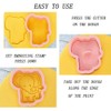 8pcs 3D Easter Cookie Cutter Set, Cookie Mold,Cute Cartoon Shapes