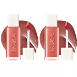 Inga 잉가 워터 글로우 촉촉 립틴트 웜톤 누드진저 X2개 Inga Water Glow Moist Lip Tint Warm Tone Nude Ginger X2 Pack