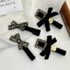 DIY Hairpin Making Supplies & Hair Accessory Components (cd163) Free Size / Bow Rhinestone 200ea