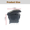 Narcilors High Low Beam 8 Pin 20A 12V Headlight Switch