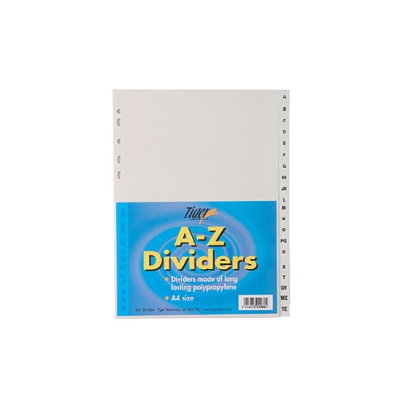 A4 A-Z PP Dividers Pack of 1