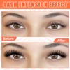 200 Pieces DIY Eyelash Extensions Set, 0.07D, 8-16 Mix, 40D