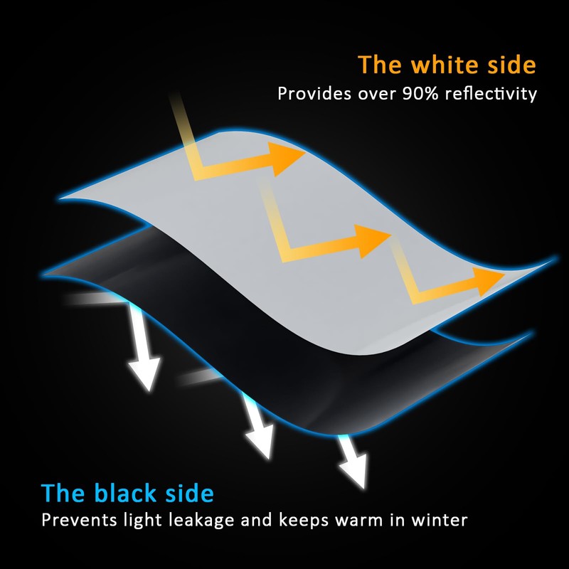 SUNSHORE 10' x 100' Crawl Space Vapor Barrier, 12 Mil