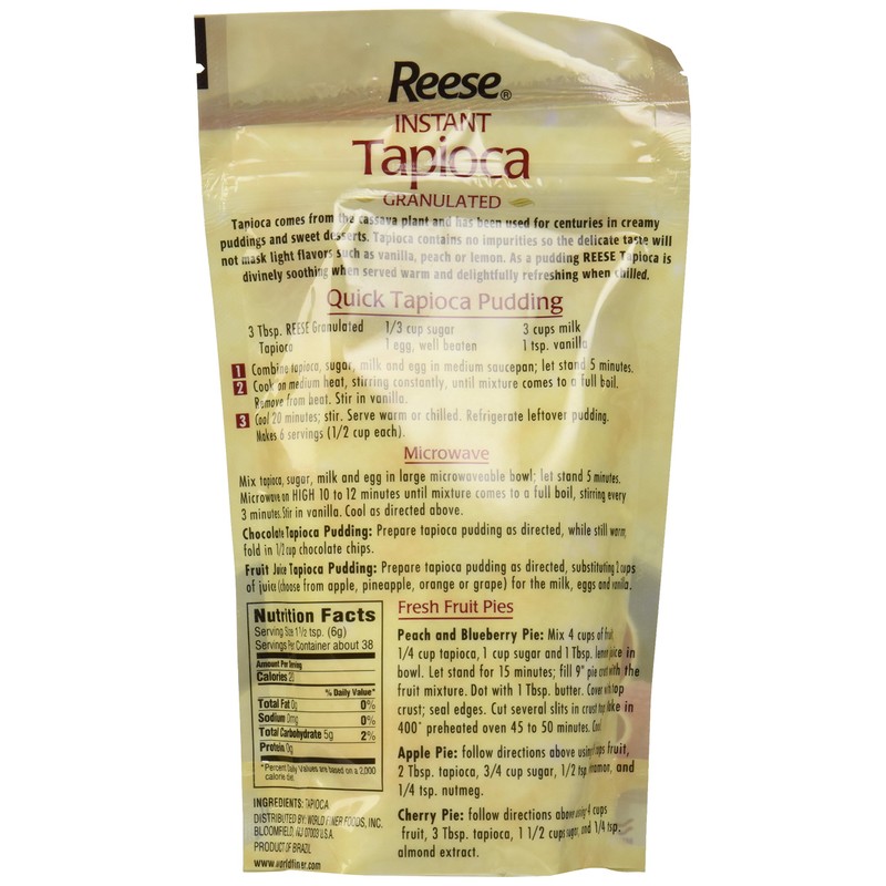Reese Granulated Tapioca, 8 oz