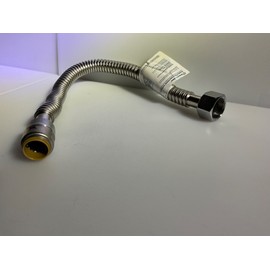 SharkBite SHARK-BITE stainless  3/4" X 1" FIP WATER SOFTENER HOSE, LEAD FREE 24"L