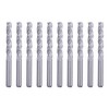 Gasea 10Pcs 1/8" Shank 3.175 x 22mm Carbide Flat Nose