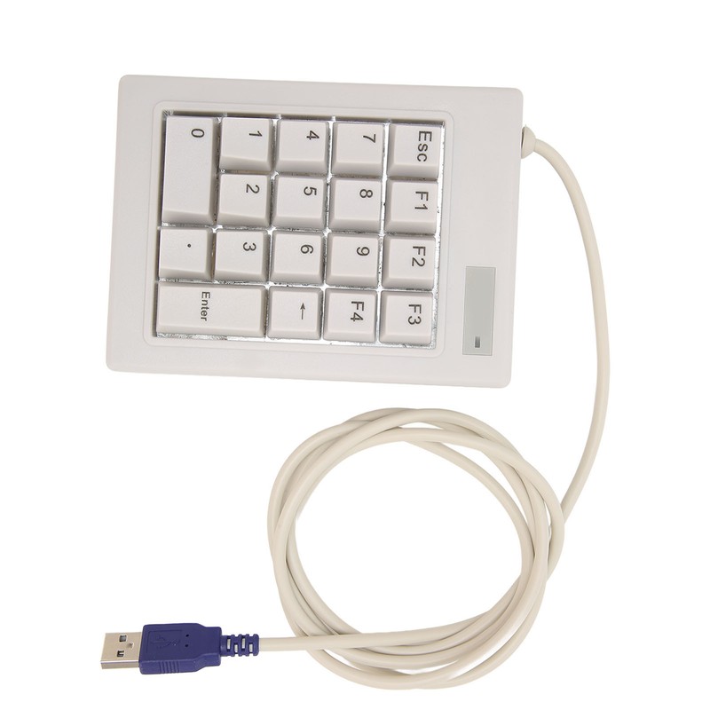 Mechanical Numpad Wired 18 Keys Linear Action Switch ABS Plug