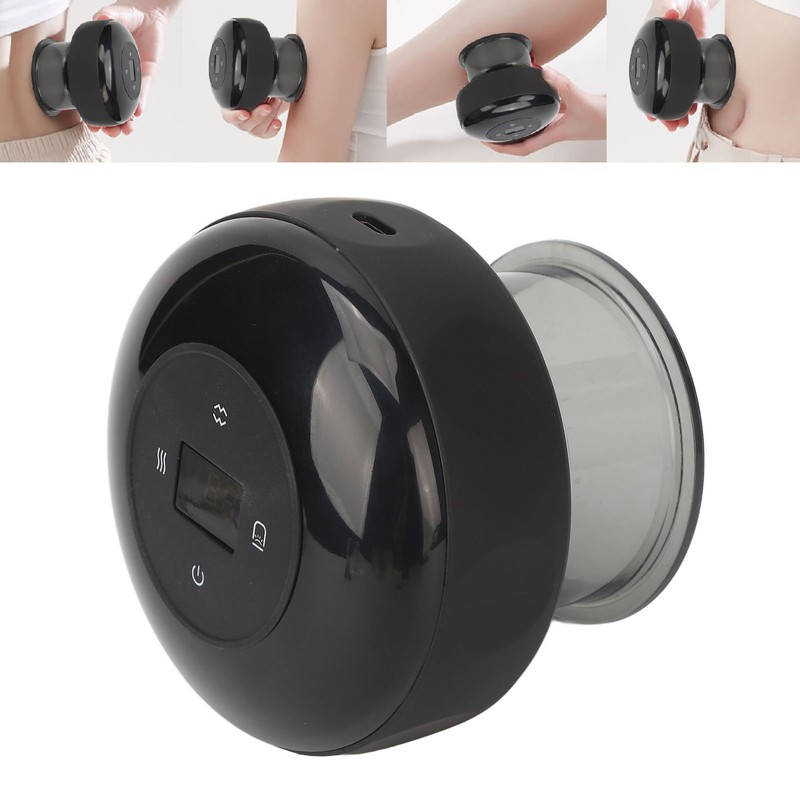 Smart Cupping Device 12gears Wireless Rechargeable Hot Compress High Suction