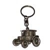 Pewter Keychains High Quality Pewter Tractor Keyring with Gift Bag