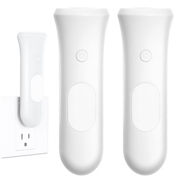 ROSSEX 4 in 1 Emergency Lights for Home Power Failure, 2 Pcs Rechargeable LED Flashlight Plug in Wall, Automatic Turn-On Power Outage Night Light Flashlight for Hurricane Preparedness Items