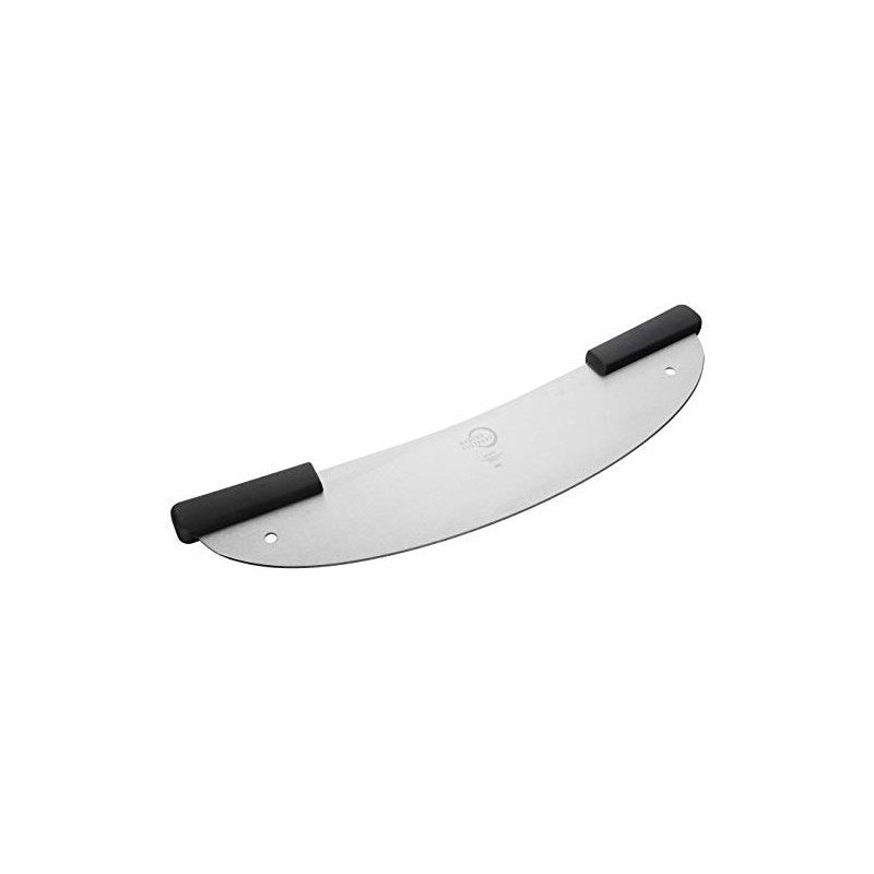 Mercer Culinary Pizza Rocker Knife, 20 Inch, Black Handles