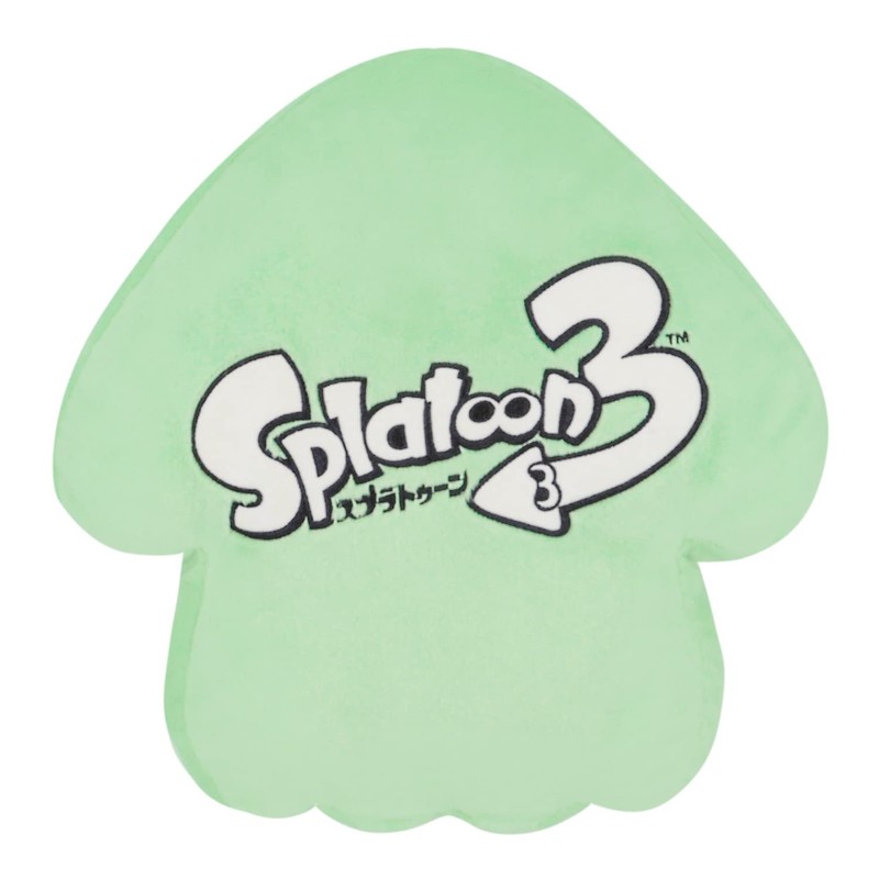 SAN-EI Splatoon 3 All Star Collection Cushion, Squid, Light Blue,