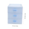 Levemolo Desktop Storage Boxes Plastic Storage Case Drawer Multi-layer Organizer