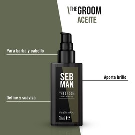 Sebastian Professional SEB MAN The Groom Aceite para Cabello y Barba 30ml