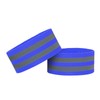 WS Accessories PACK OF 2 Reflective Hi-Vis Armbands (Blue)