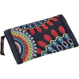 GURU SHOP Embroidered Retro Ethnic Boho Purse - Red, Men/Women, Cotton, 10 x 14 x 1.5 cm, black, Casual