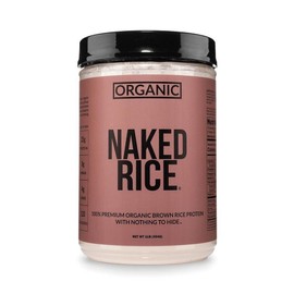 NAKED Rice 0.5 kg (1 lb) - Organic Brown Rice Protein Powder - Vegan Protein Powder GMO Free Gluten Free and Soy Free.Plant Based Protein No Artificial Ingredients - 15, 1 Pound (Pack of 1), 1 Count, 500g / NAKED 쌀 0.5kg(1파운드) - 유기농 현미 단백질 파우더 - 비건 단백질 파우더 GMO 프리 글루텐 프리 및 콩 프리. 식물 기반 단백질 인공 성분 없음 - 15, 1 Pound (Pack of 1), 1개, 500g
