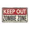 Vinyl Junkie Graphics Zombie Zone Sticker/Decal