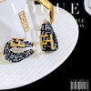 GAUEIOUR FF Earrings,Luxury and Luxurious FF, Earrings with Goddess Style