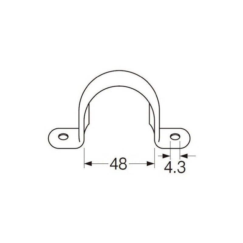 SANEI PR60-40 Plumbing Parts Saddle Band Inner Diameter 1.9 inches