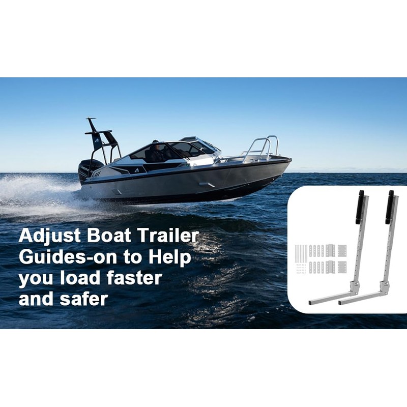 VEPURLT Adjustable Boat Trailer Guide-on Alloy Steel Boat Trailer Side