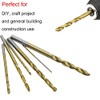 Drill Bit Set, Vidillo 60pcs Titanium Twist Drill Accessories Tool