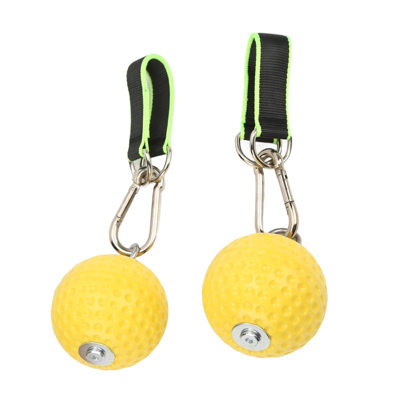 Climbing Pull Up Hand Grips Ball Set with Webbing Buckle