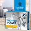 Shower with Power High Pressure Double Shower Heads with Handheld