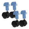 WOONEKY 4 Pcs Pet Enclosure Casters Dog Cage Castor Accessories