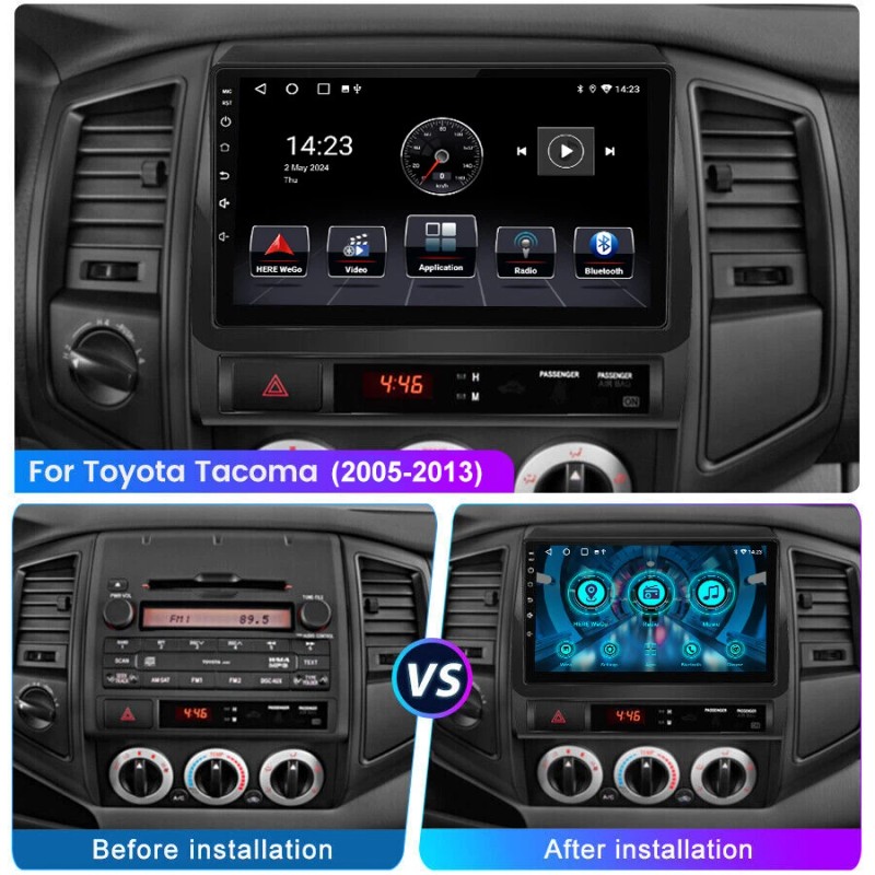 ESSGOO Android 14 For Toyota Tacoma 2005-2013 9" Carplay Car