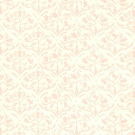 Melody Jane Dolls House Art Nouveau Pink Arabesque Tulip Miniature Print 1:12 Wallpaper