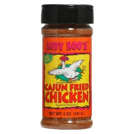 Andy Roo's Cajun Fried Chicken Seasoning, 5 Ounce Shaker