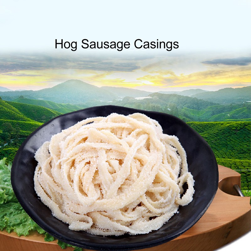 Natural Hog Sausage Casings 42‑44mm Edible Salted Sausage Casings for