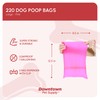 Downtown Pet Supply Poop Bags for Dogs with Dispenser, 220