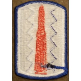 197TH INFANTRY BRIGADE PATCH - FULL COLOR DRESS UNIFORM Ft. Benning, GA VTG ORG