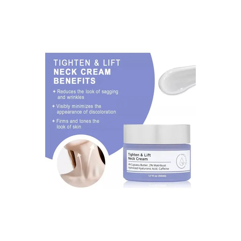Crema Reafirmante Para Cuello, Efecto Tensor Y Elevador,